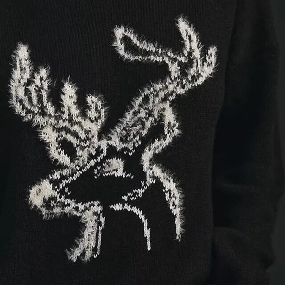 Anthropologie Reindeer Oh Deer Sweater -  M - Picture 3 of 7